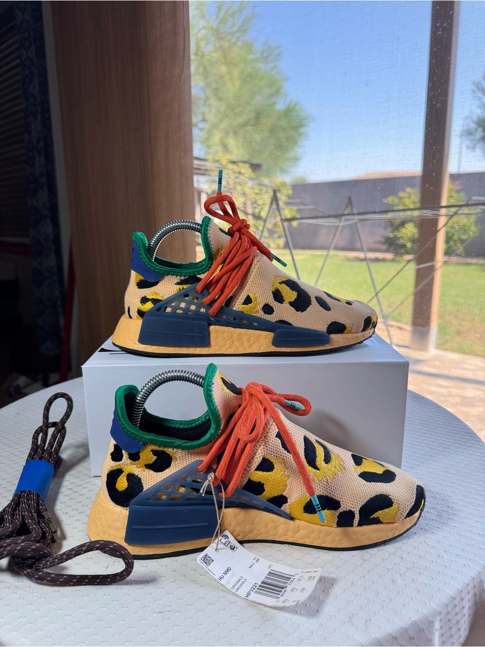 2022 Pharrell x adidas NMD Human Race
'Animal Print - Pulse Amber' size 5